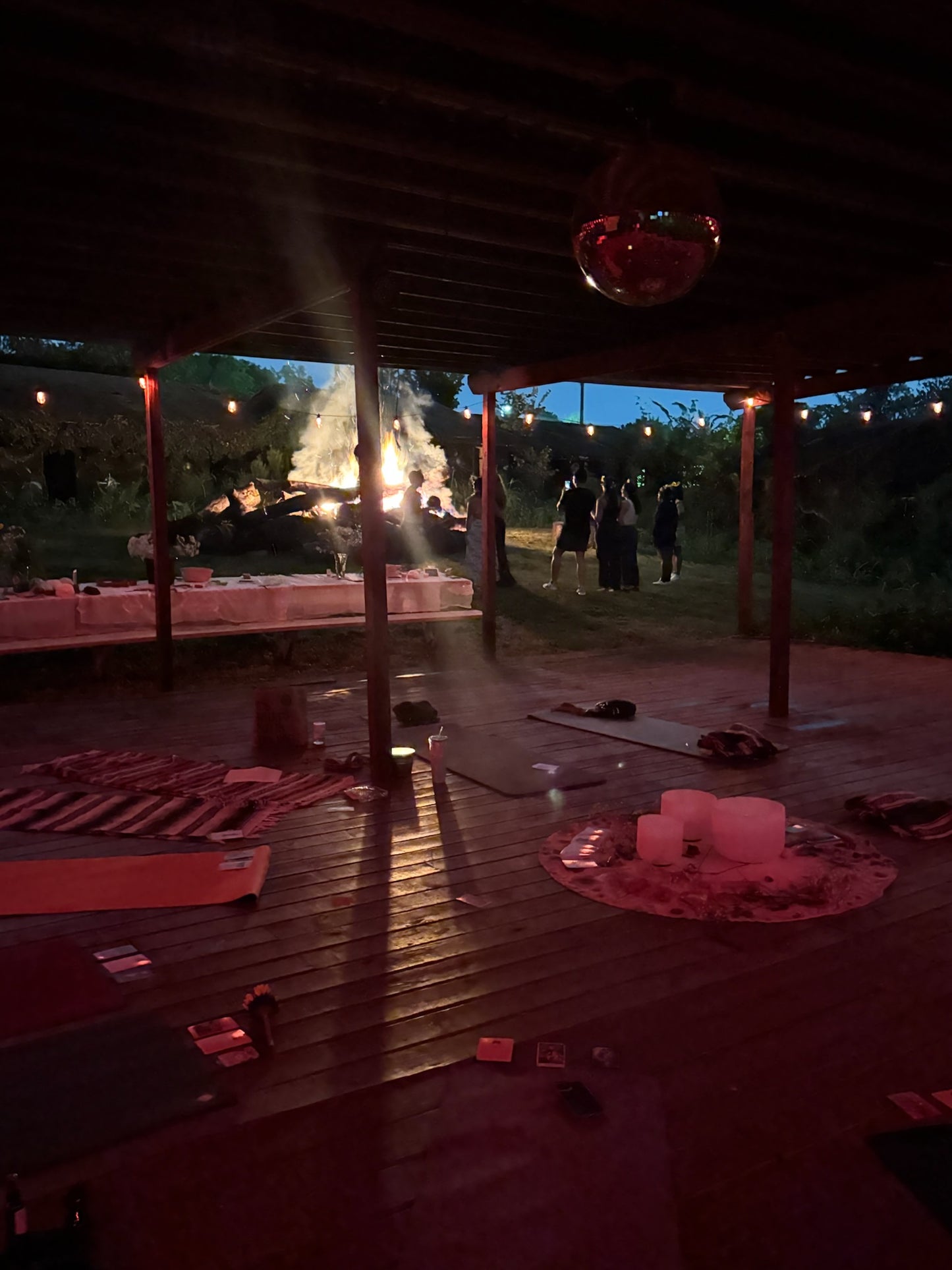 Golden Hour: Bouquets and Bonfire